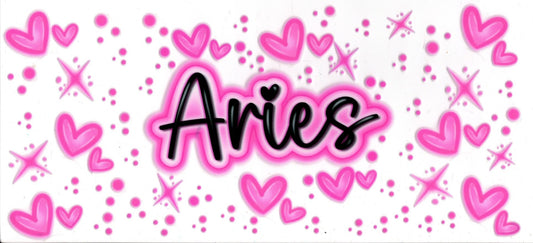 Aries Pink Hearts