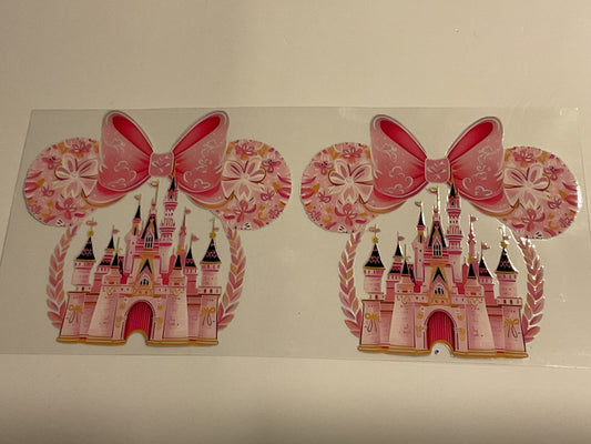 Disney Princess Castle Black Tops Bows