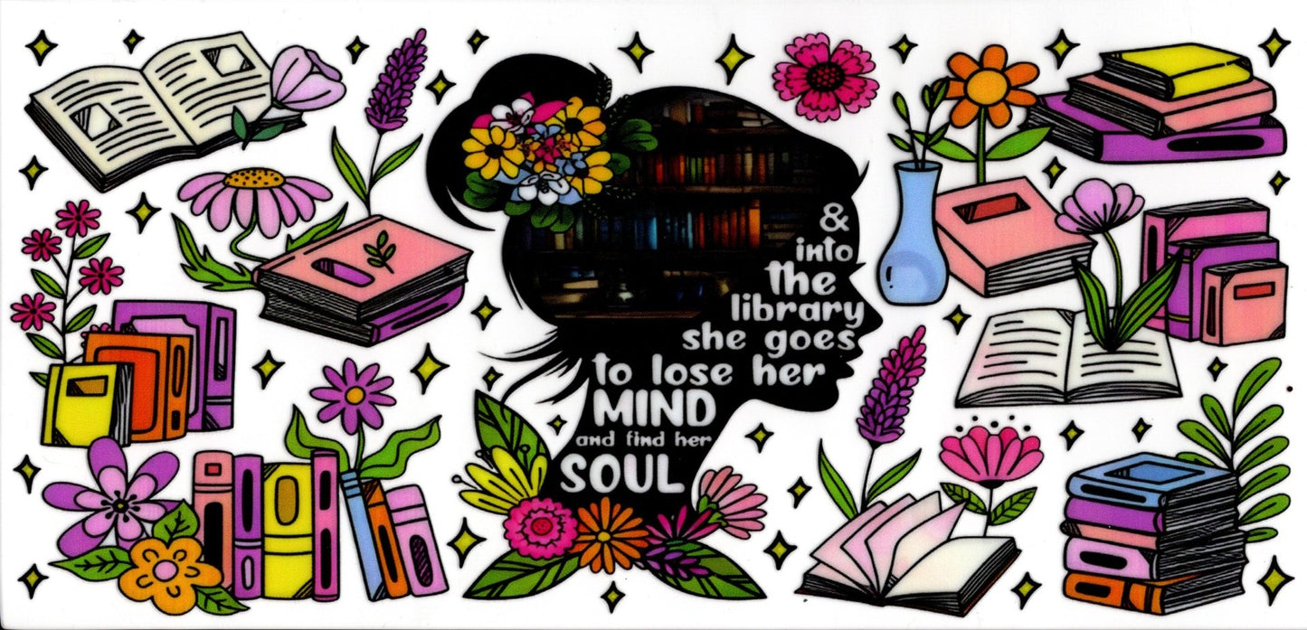 & Into The Library She Goes...