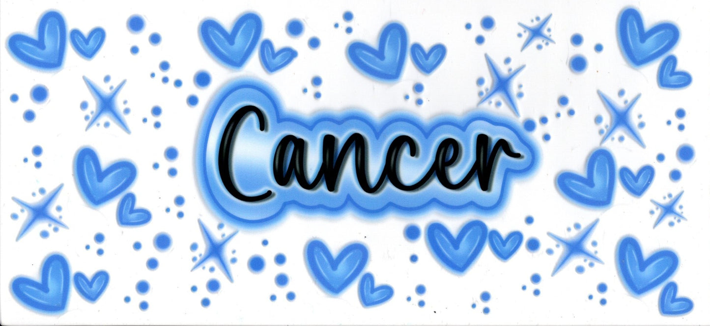 Cancer Blue Hearts