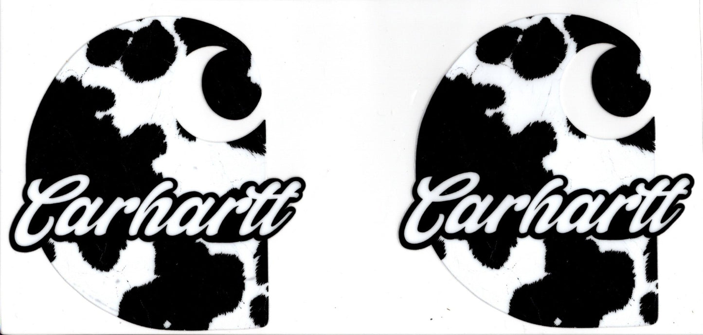 Carhartt Black Cow Print