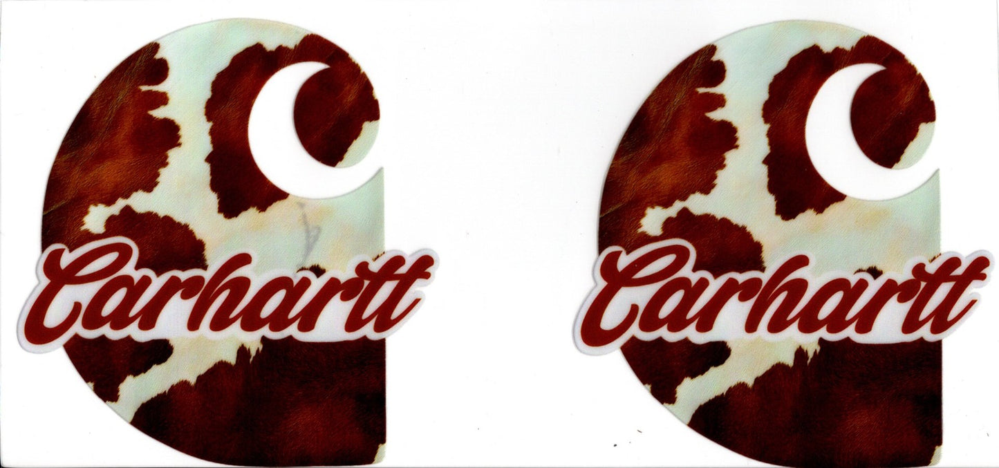 Carhartt Brown Cow Print