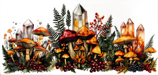 Mushrooms and Crystals