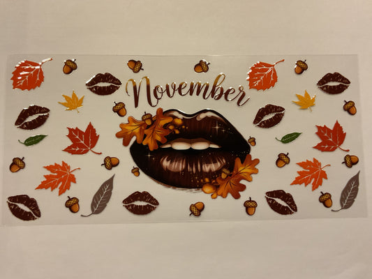 November Lips Leaves Acorns