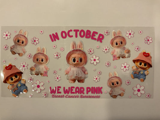 Labubu Breast Cancer Awareness