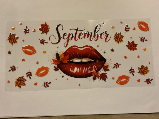 September Lips Leaves Flowers