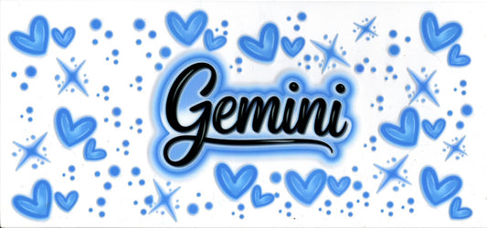 Gemini Blue Hearts