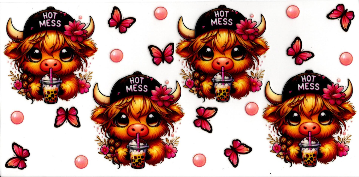 Hot Mess Highland Cow