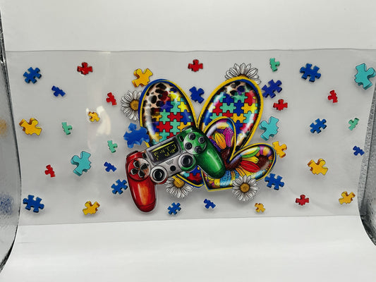 Autism Awareness ~ Heart w/ Game Controller