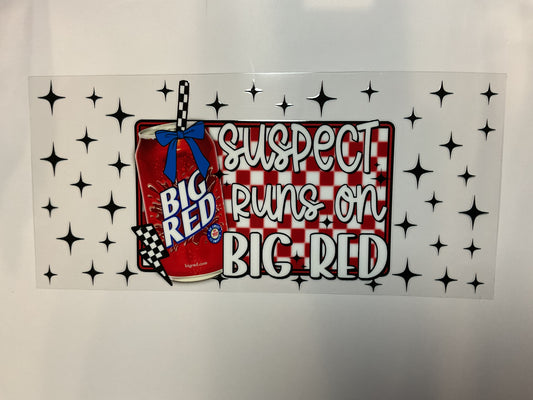 Suspect Runs On Big Red