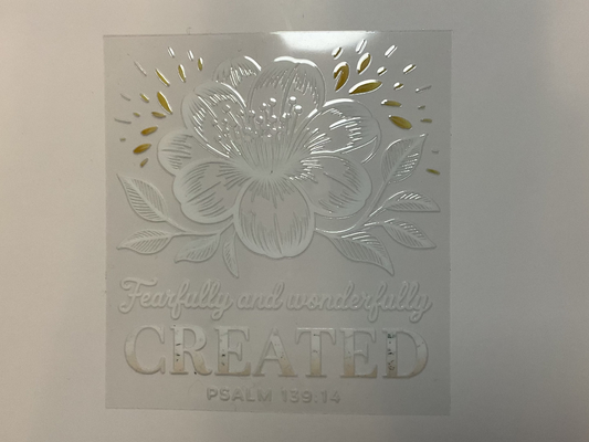 Fearfully And Wonderfully Made ~ Decal Faith