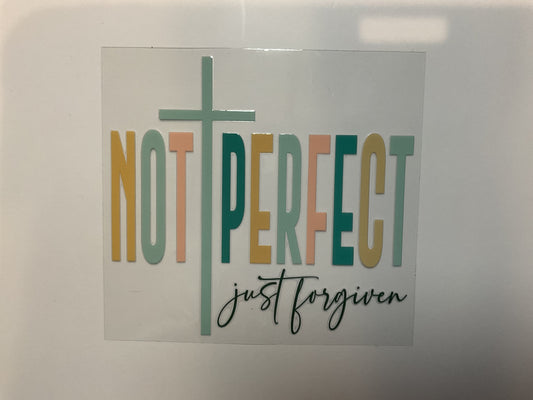 Not Perfect ~ Decal Faith