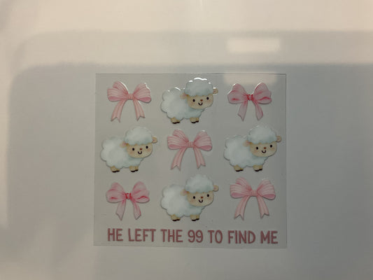 He Left The 99.. ~ Decal Faith