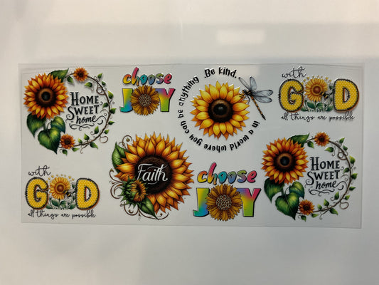 Choose Joy (Sunflowers) Faith