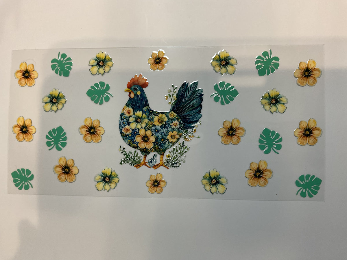 Chicken ~ Navy Yellow Orange