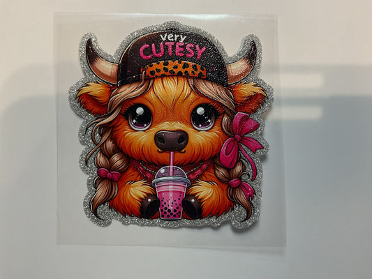 Very Cutesy ~ Glitter Decal