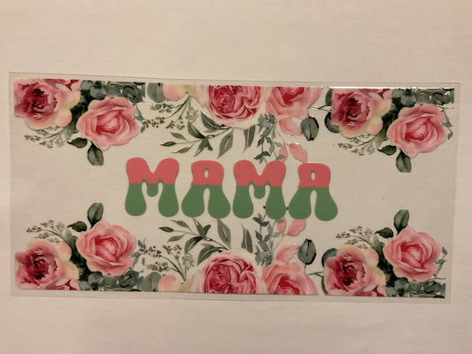 Mama Pink and Green Flowers