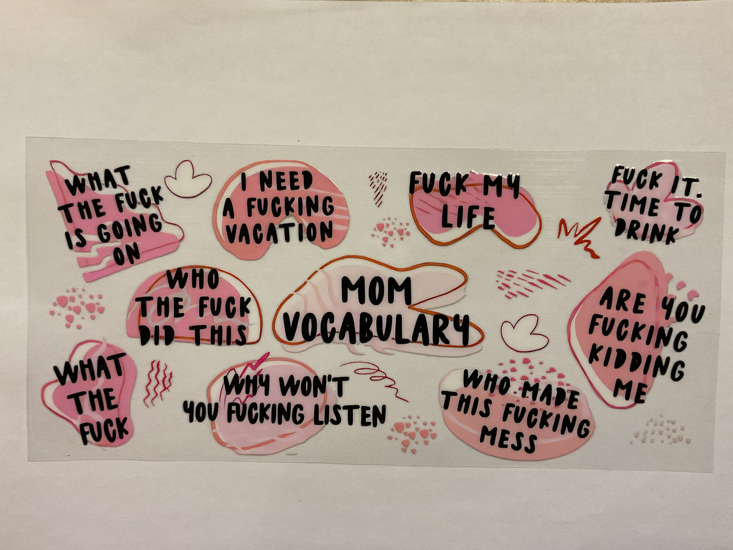 Mom Vocabulary Pink