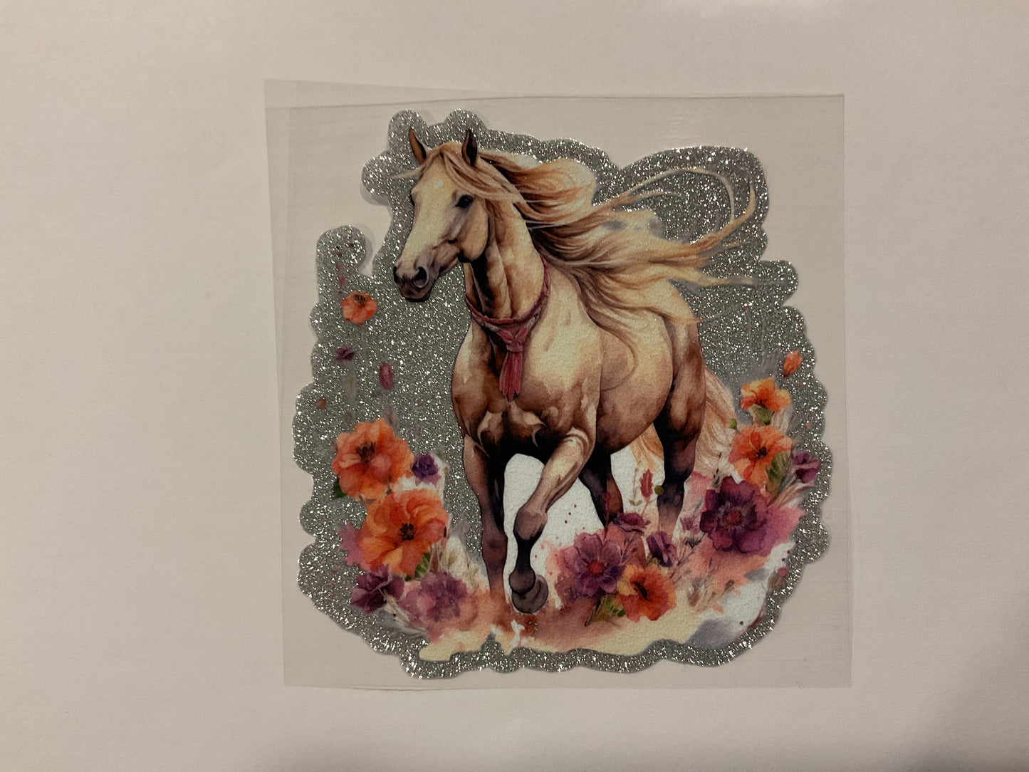 Glitter Western Horse Flowers