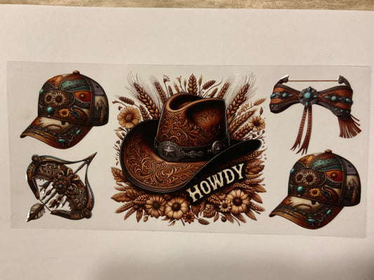 Howdy Western Hat Flowers
