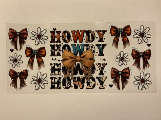 Howdy Western Bows Flowers