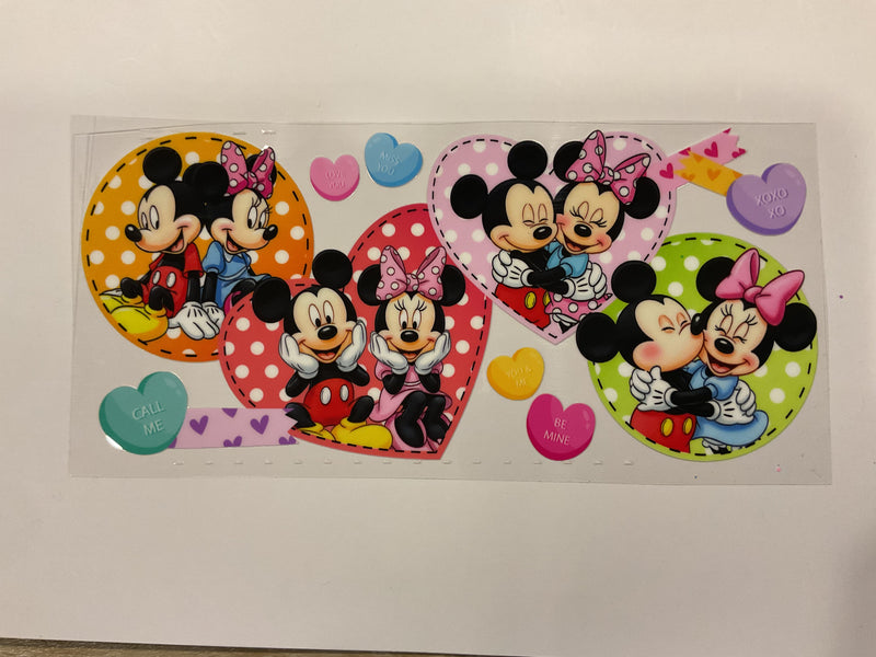 Disney Mickey and Minnie Conversation Hearts Valentines