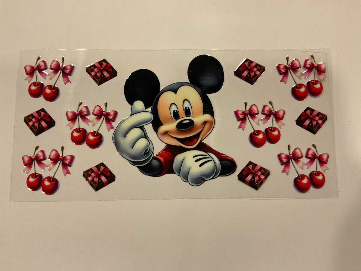Disney Mickey With Cherries and Bows