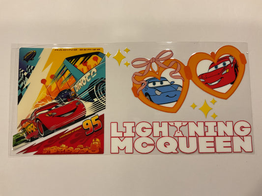Disney Cars Lightning McQueen Bows and Hearts