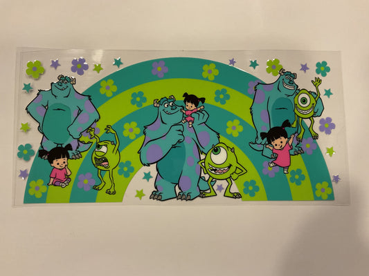 Disney Monsters Inc. Sully, Mike and Boo