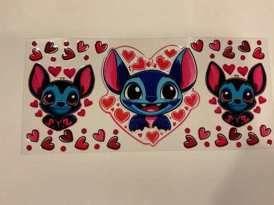 Disney Stitch Hearts Valentines