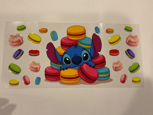 Disney Stitch With Macarons
