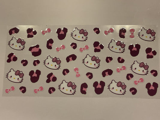 Hello Kitty Purple Cheetah and Bows