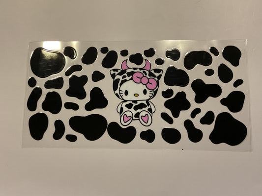 Hello Kitty Cow Costume and Print