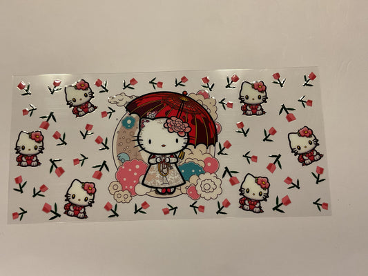Hello Kitty Umbrella Roses