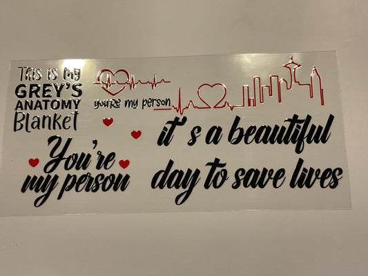 Grey’s Anatomy ‘This Is My Grey’s Anatomy Blanket’
