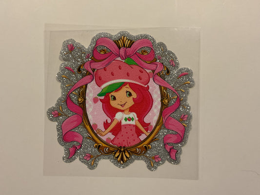 Glitter Strawberry Shortcake ~ Decal