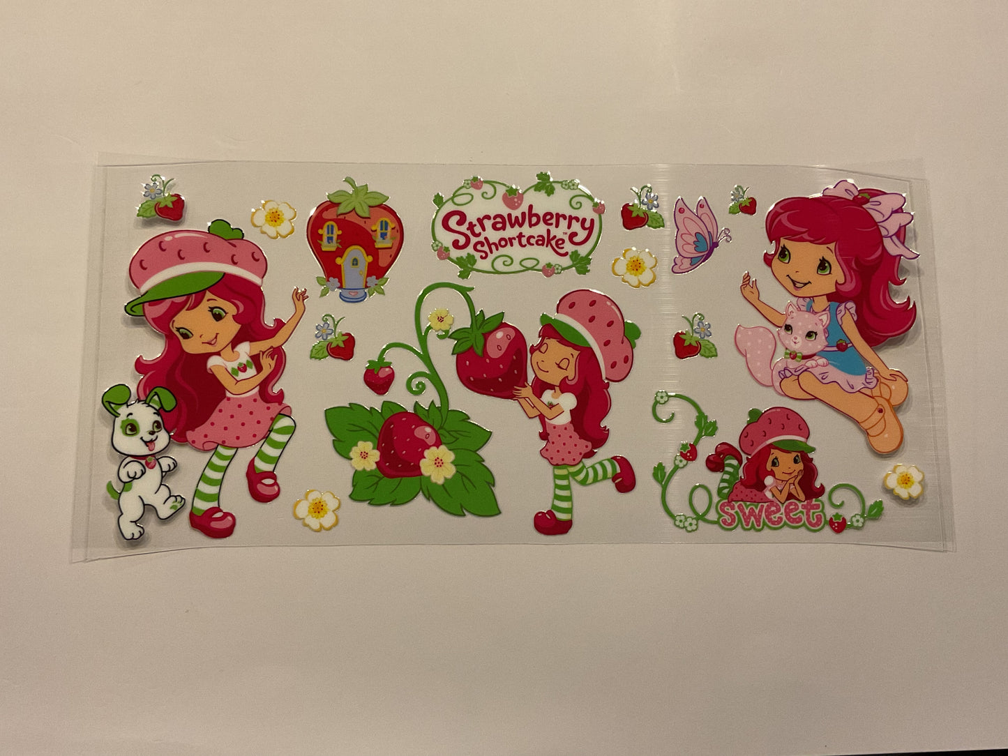 Strawberry Shortcake Smelling Strawberries