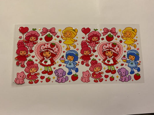 Strawberry Shortcake Dogs and Cats Bows Hearts Friends