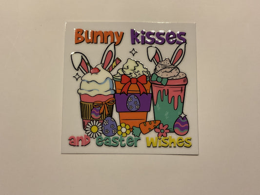Easter Bunny Kisses ~ Decal