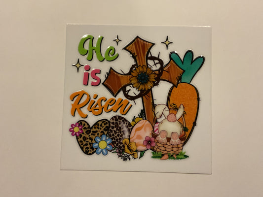 Easter ‘He Is Risen’ ~ Decal