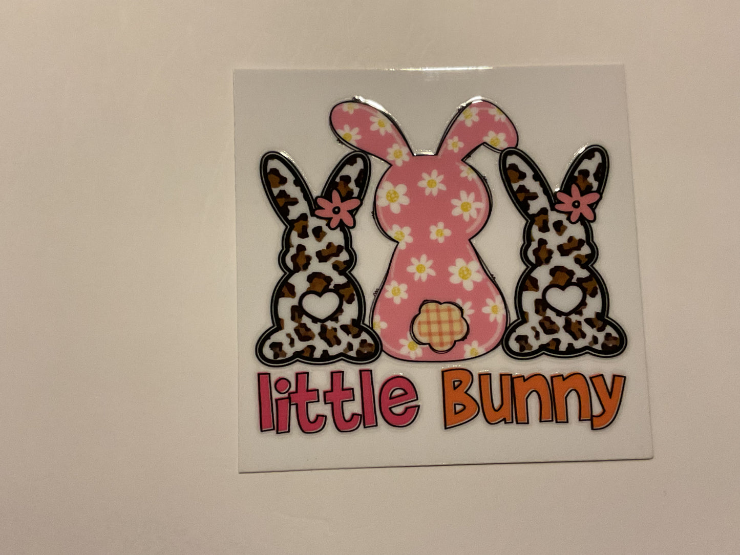 Easter Bunny Booties ~ Decal