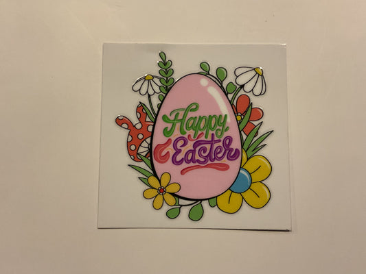 Easter Egg Floral ~ Decal