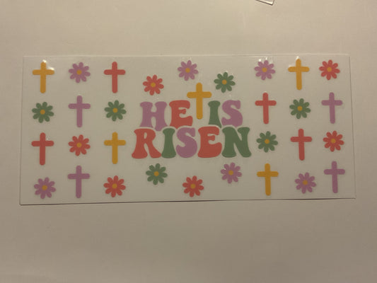 Easter ‘He Is Risen’ Flowers and Crosses