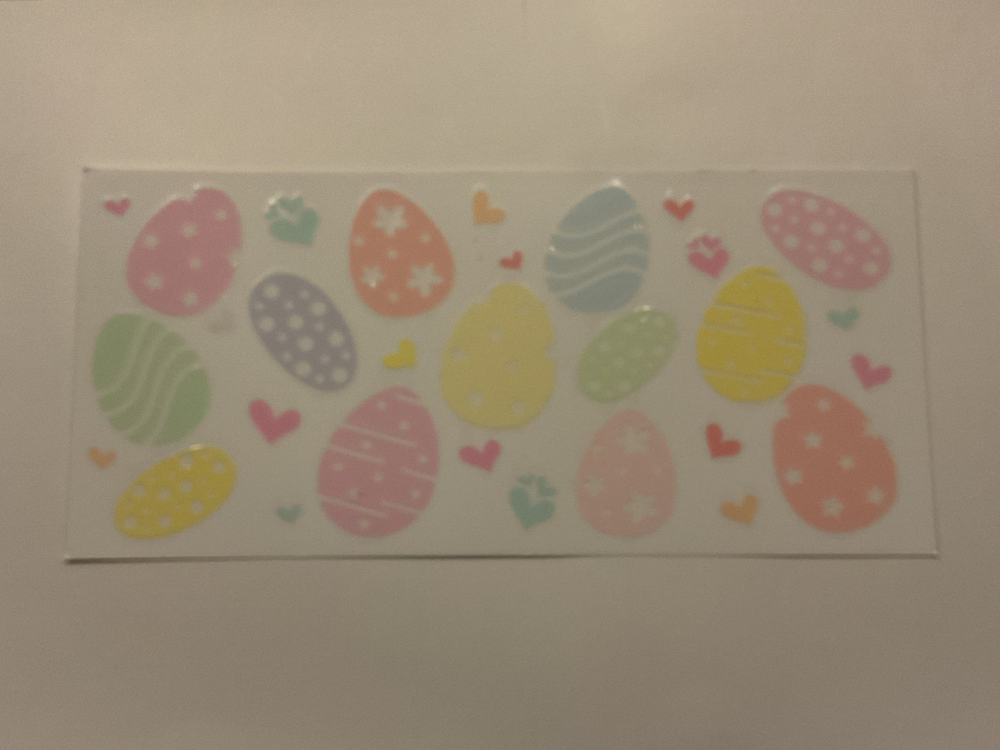 Easter Pastel Eggs Hearts