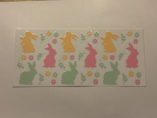 Easter Bunnies & Flowers