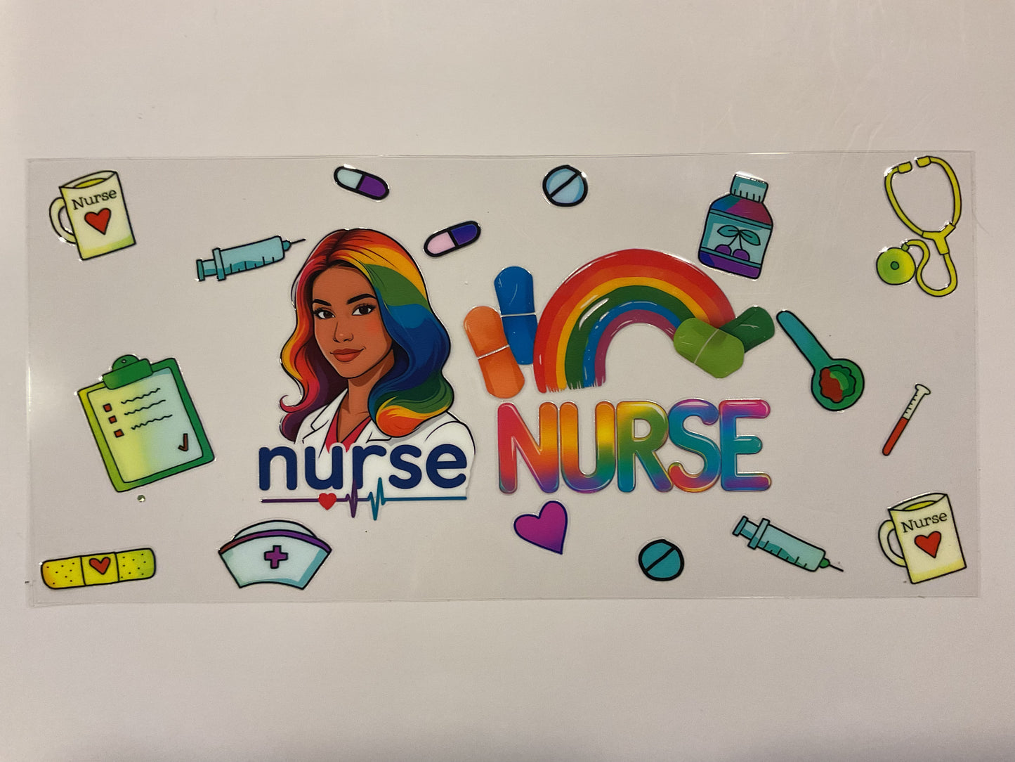 Nurse Girl Rainbow