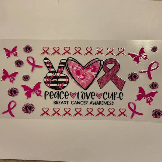 Peace Love Cure Breast Cancer