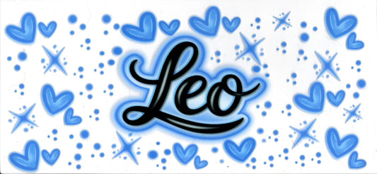 Leo Blue Hearts