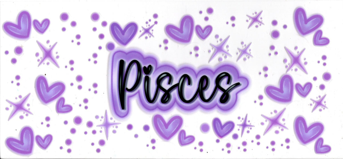Pisces Purple Hearts