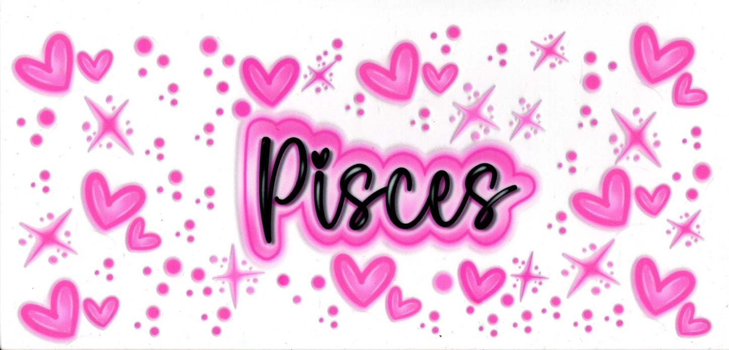 Pisces Pink Hearts
